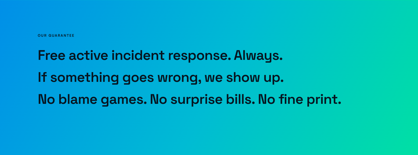 OUR GUARANTEE