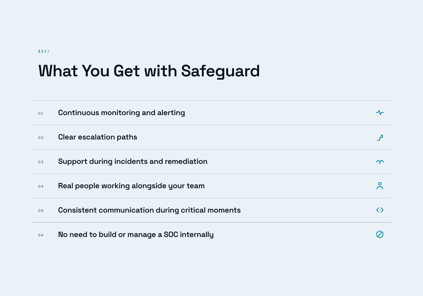 What You Get with Safeguard